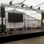 Stagexpress Podestbühne Kulturherbst Schwadorf