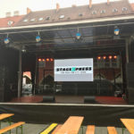 Stagexpress Trailerbühne LED Display Tonpaket XL XL Licht Paket XL Sparkassalauf Wr Neustadt