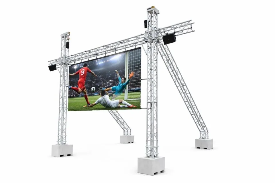LED-Wall Outdoor Traversenkonstruktion