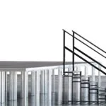 StageXpress PodestBühne Detail Treppe Gelaender