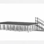 StageXpress PodestBühne Freigestellt Produktfoto