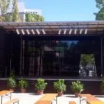 StageXpress TrailerBühne Aufbau Seitenansicht