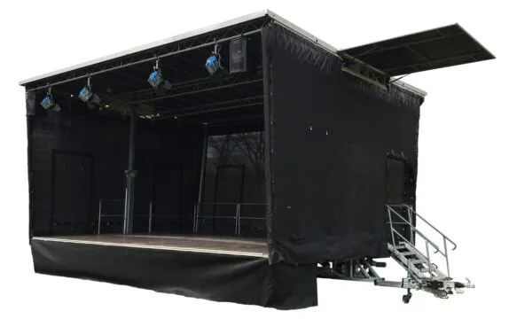 StageXpress TrailerBühne Freigestellt Produktfoto